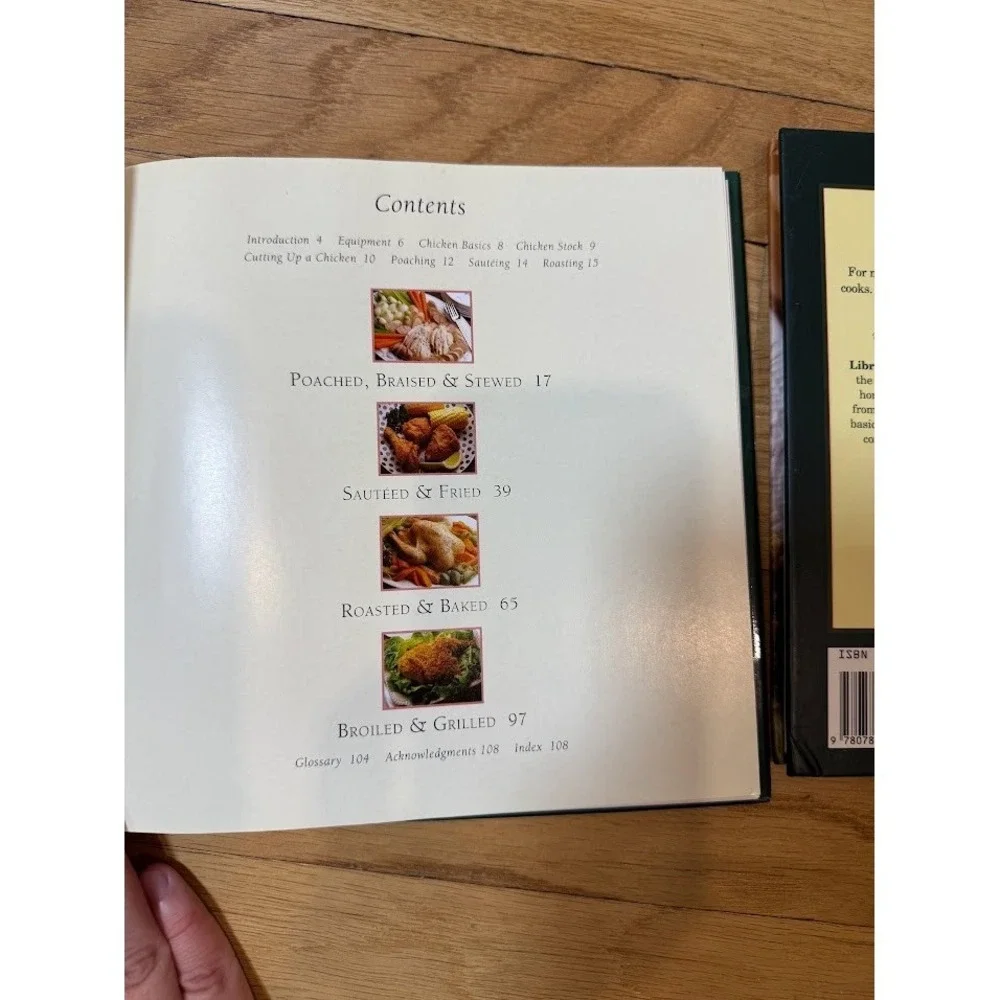 2 Williams-Sonoma Kitchen Library Recipes Cookbooks Chicken and Vegetables 1990s